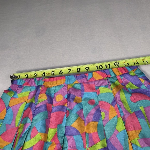 Vintage Lily's of Beverly Hills Tennis Style Golf Skirt Sz 12 Geometric USA Y2K - Picture 8 of 11